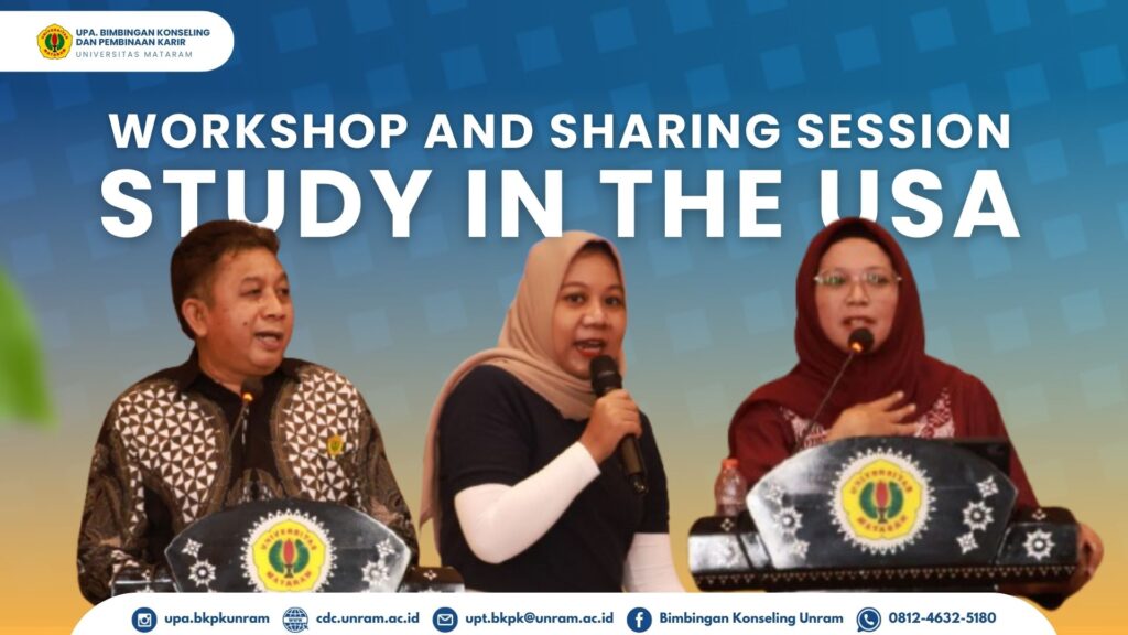 UPA BKPK Unram Dorong Mahasiswa Go Global Lewat Workshop “Study in the USA”